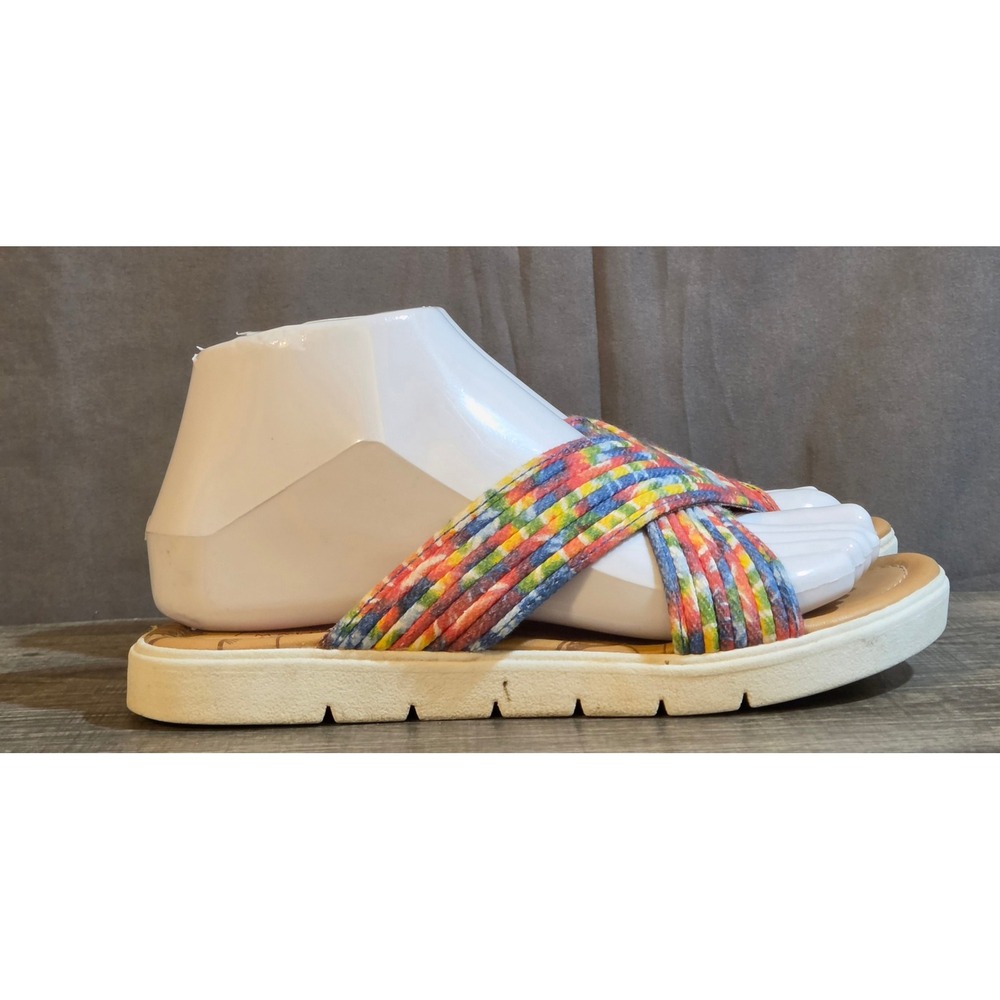 Blowfish Malibu Brielle-K Tie-Dye Slide Sandals Youth Size 4 Multicolor